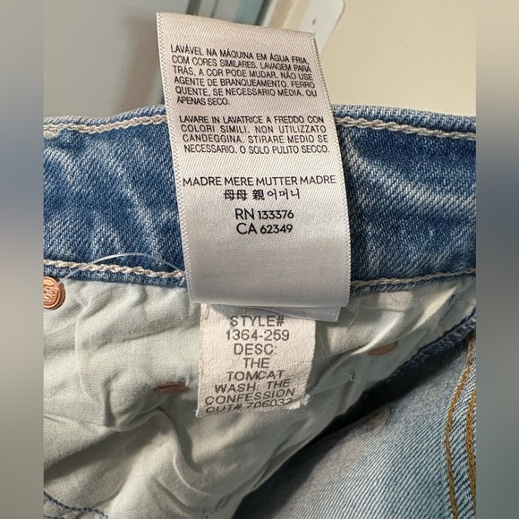 Mother Superior The Tomcat jeans in The Confession - Picture 8 of 10